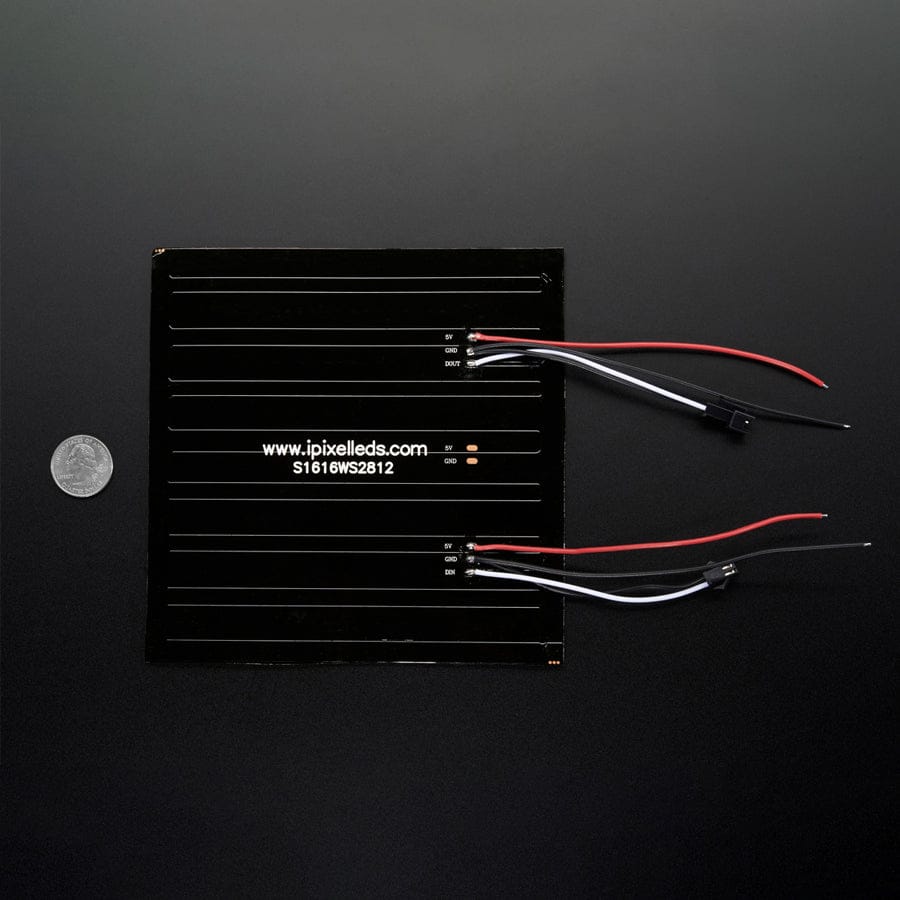 Flexible 16x16 NeoPixel RGB LED Matrix by Adafruit - The Pi Hut