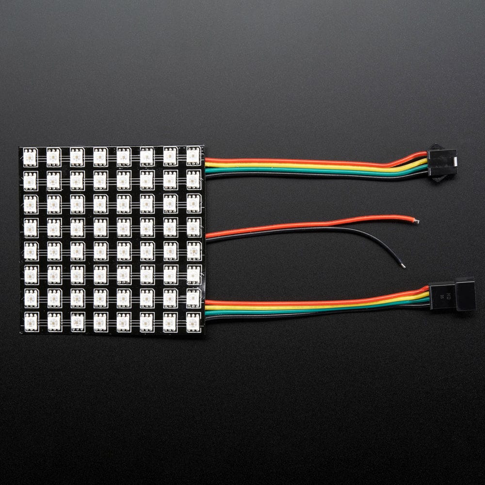 Flexible Adafruit DotStar Matrix 8x8 - 64 RGB LED Pixels by Adafruit - The Pi Hut