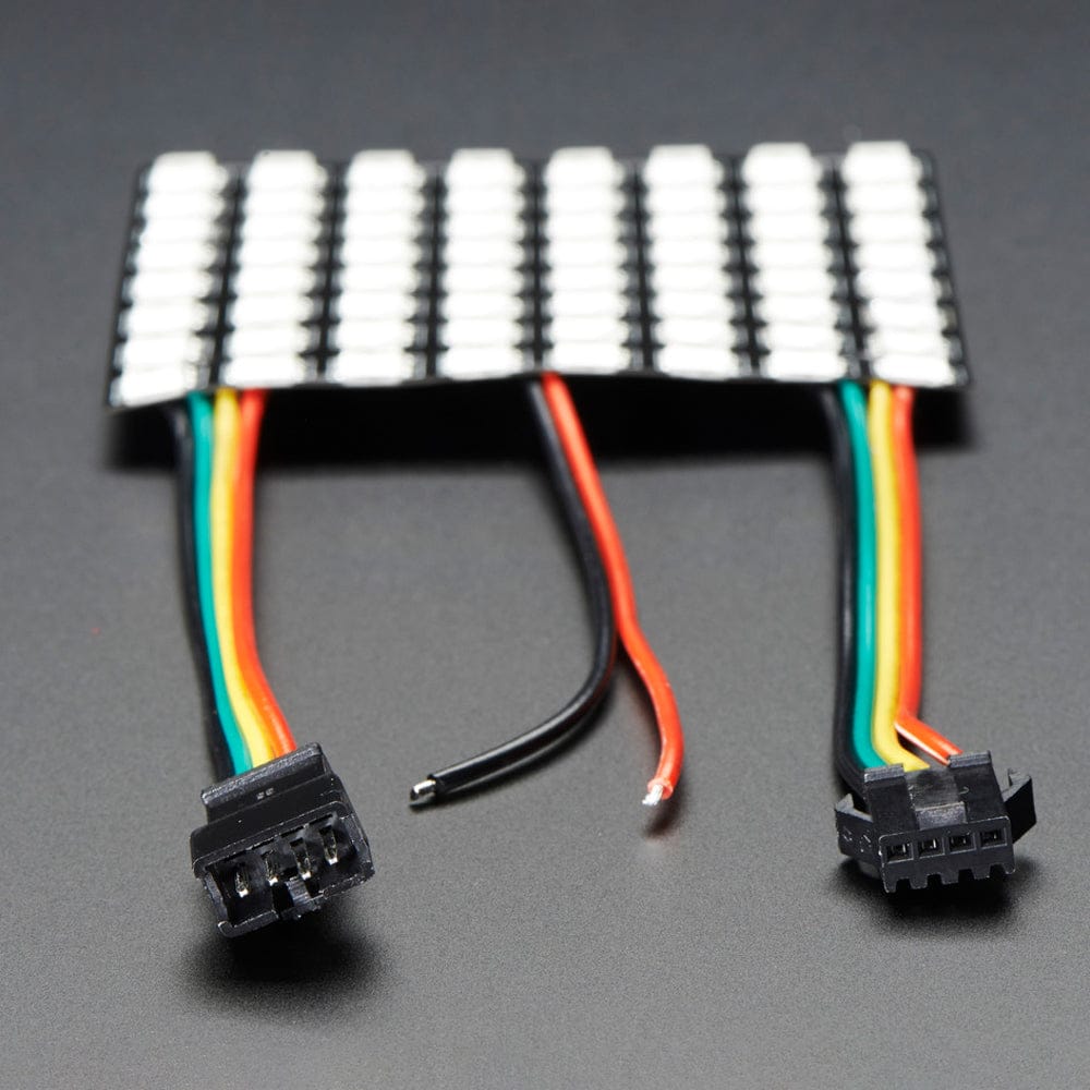 Flexible Adafruit DotStar Matrix 8x8 - 64 RGB LED Pixels by Adafruit - The Pi Hut