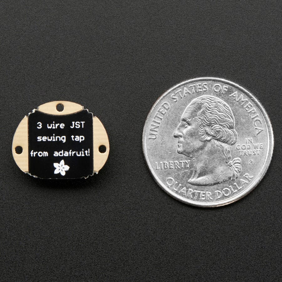 Flora Sewable 3-Pin JST Wiring Adapter by Adafruit - The Pi Hut
