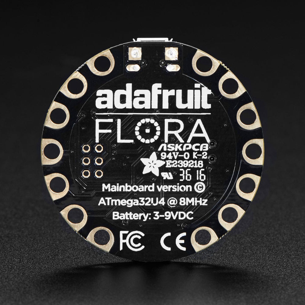 FLORA - Wearable Electronic Platform by Adafruit - The Pi Hut