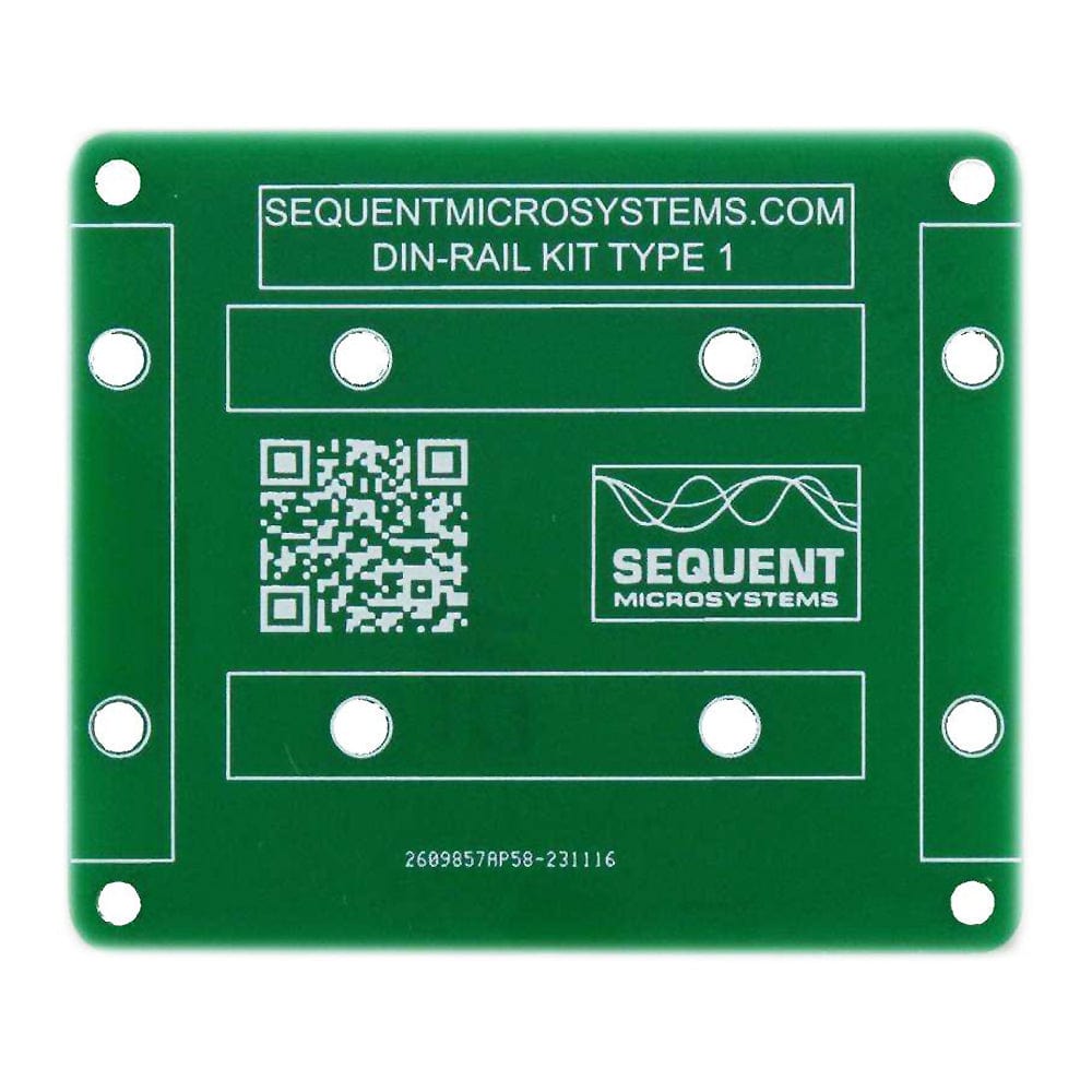 DIN-RAIL Kit Type-1 - Parallel to Rail - for Raspberry Pi