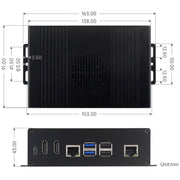 Gigabit Ethernet Module Case for Raspberry Pi 5 - The Pi Hut