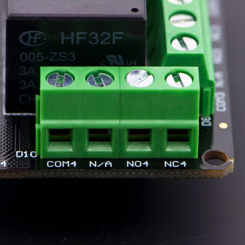 Gravity: 4 Channel Relay Shield for Arduino - The Pi Hut