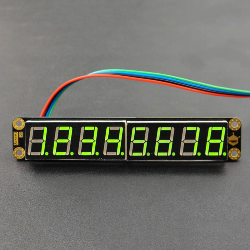 Gravity: 8-Digital LED Segment Display Module - The Pi Hut