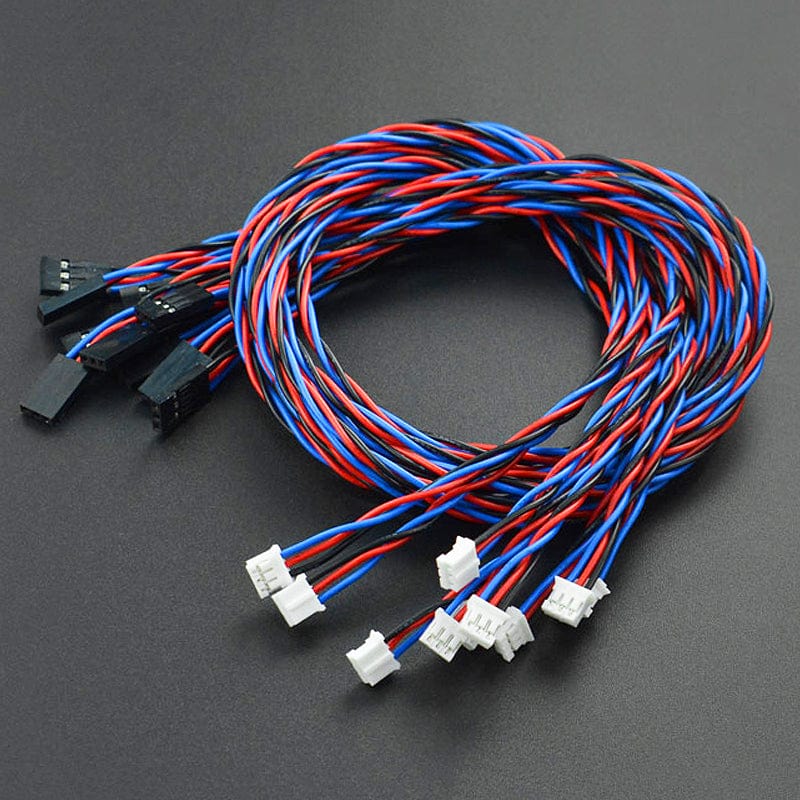 Gravity: Analog Sensor Cables - 50cm (10 Pack) - The Pi Hut