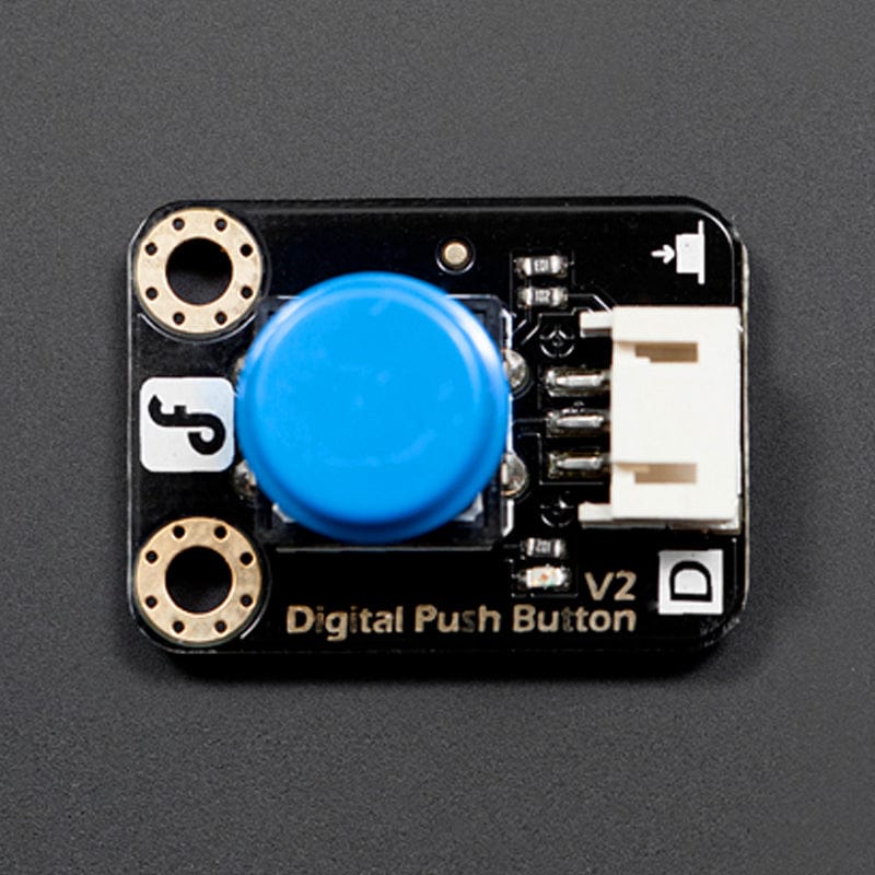 Gravity: Digital Push Button (Blue) - The Pi Hut
