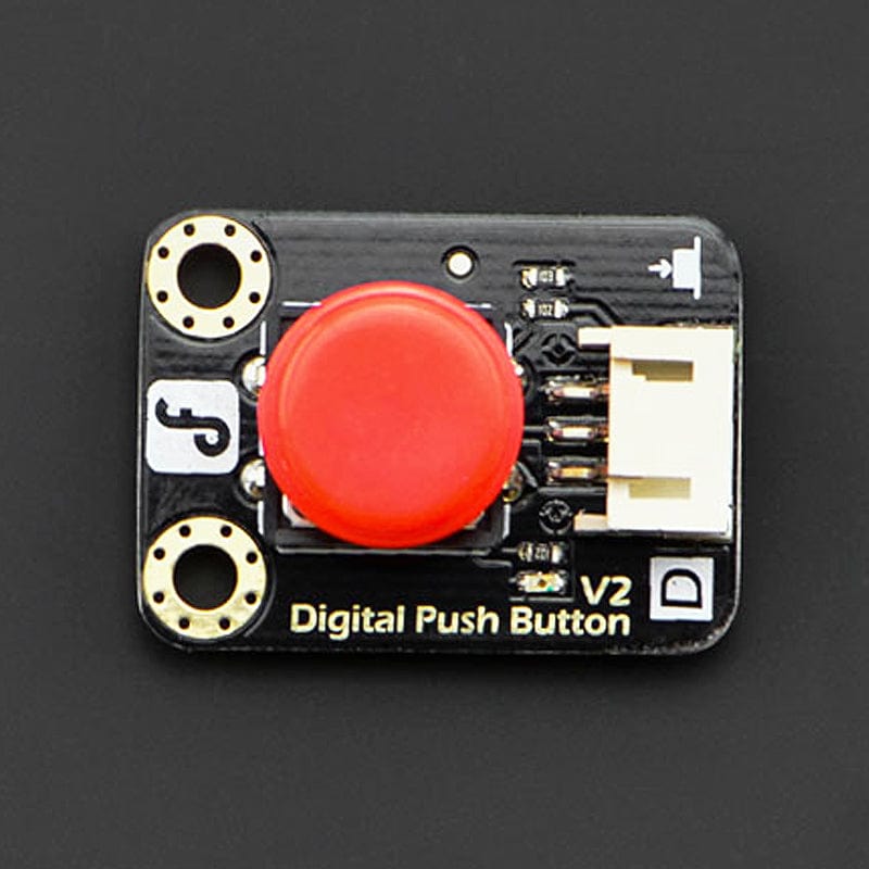 Gravity: Digital Push Button (Red) - The Pi Hut