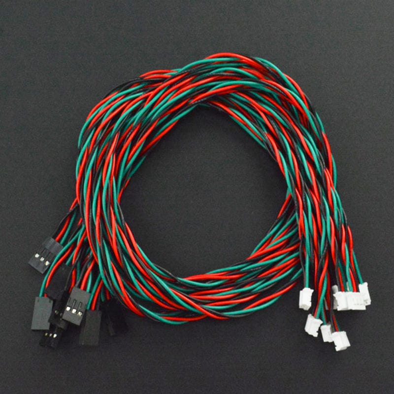 Gravity: Digital Sensor Cable for Arduino - 50cm (10 Pack) - The Pi Hut