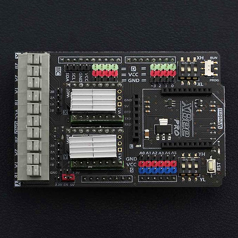 Gravity: Dual Bipolar Stepper Motor Shield for Arduino (DRV8825) - The Pi Hut