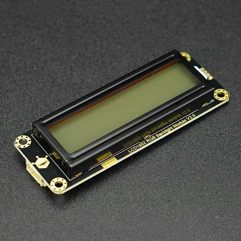 Gravity: I2C 16x2 Arduino LCD with RGB Backlight Display - The Pi Hut