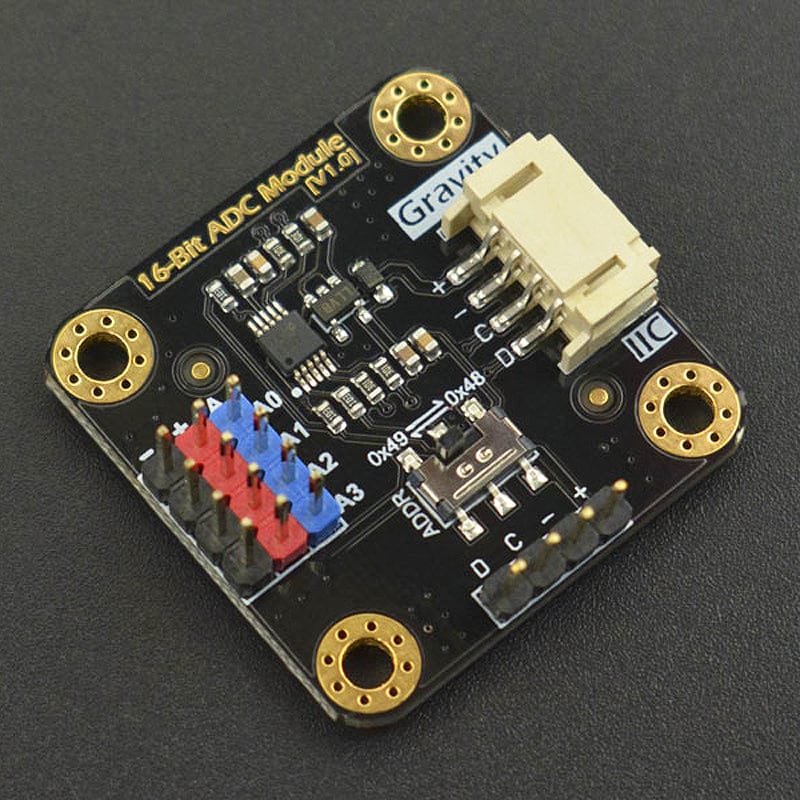 Gravity: I2C ADS1115 16-Bit ADC Module - The Pi Hut