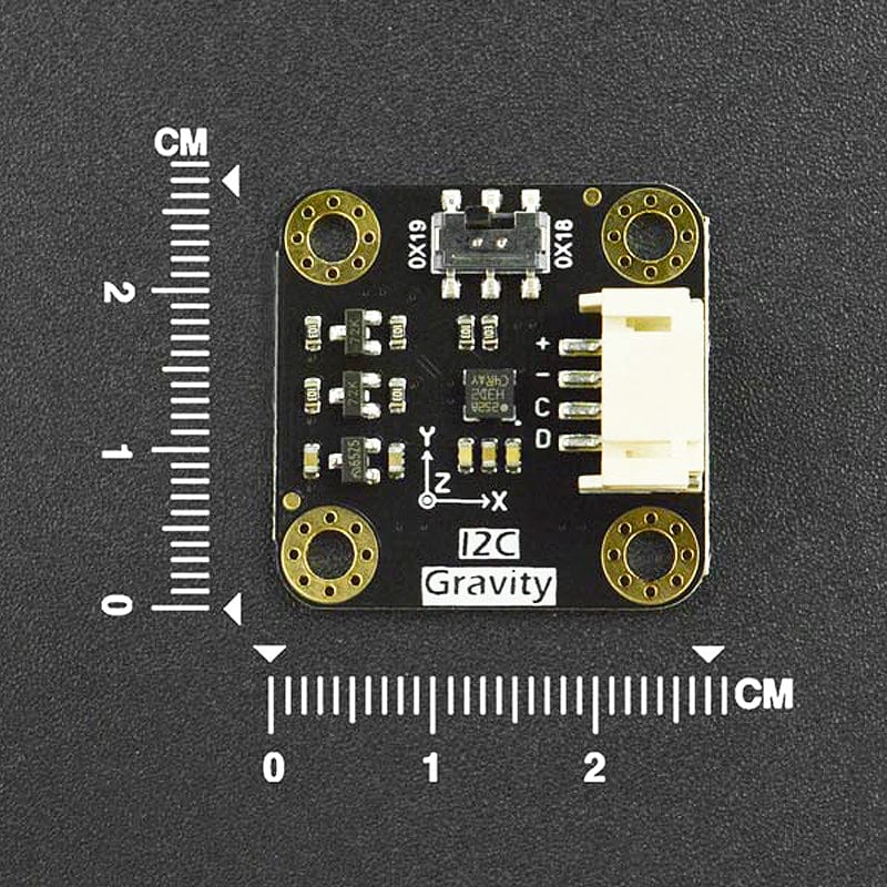 Gravity: I2C H3LIS200DL Triple Axis Accelerometer Sensor (±100g/±200g) - The Pi Hut