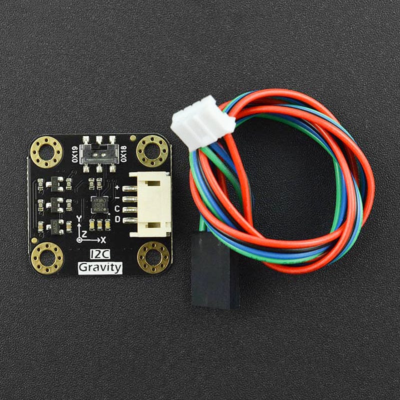 Gravity: I2C H3LIS200DL Triple Axis Accelerometer Sensor (±100g/±200g) - The Pi Hut