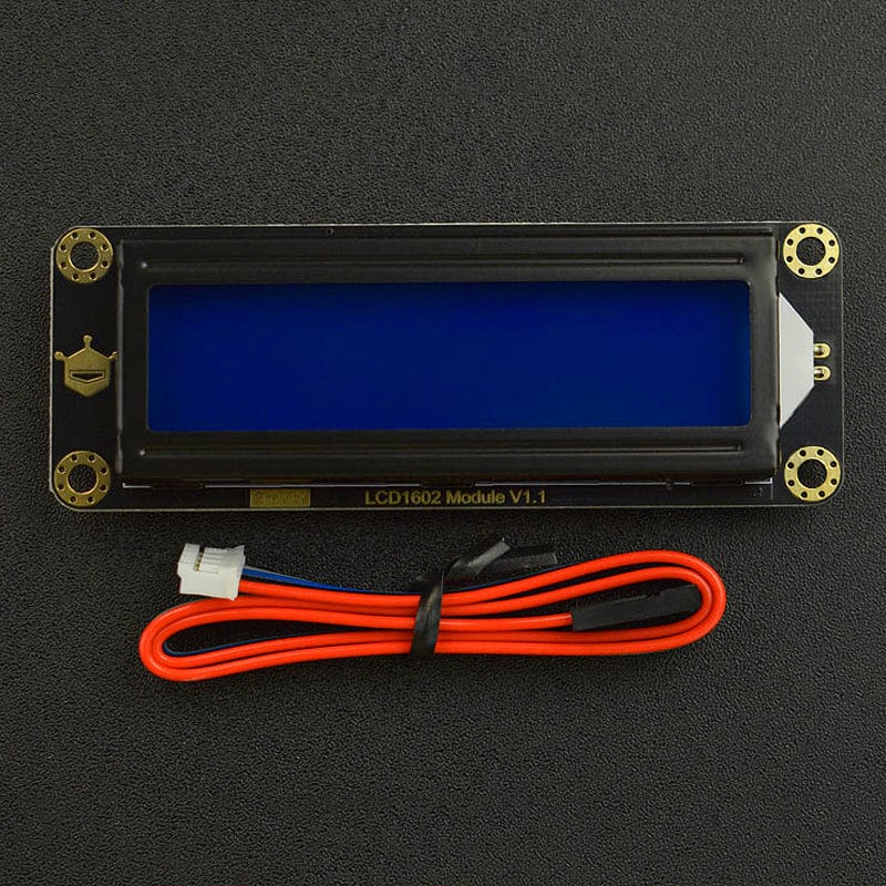 Gravity: I2C LCD1602 Arduino LCD Display Module (Blue) - The Pi Hut