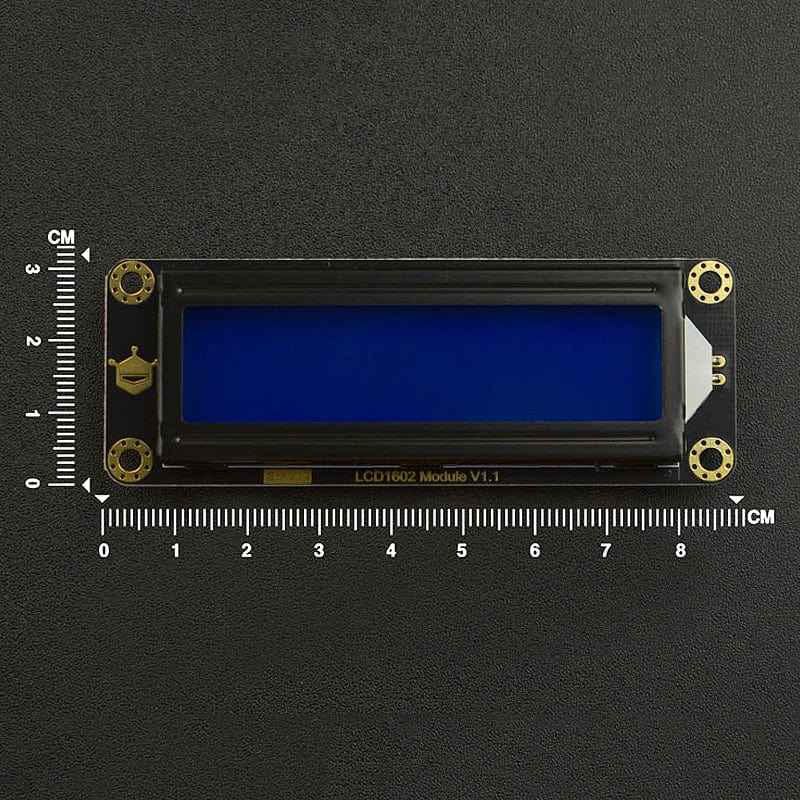Gravity: I2C LCD1602 Arduino LCD Display Module (Blue) - The Pi Hut