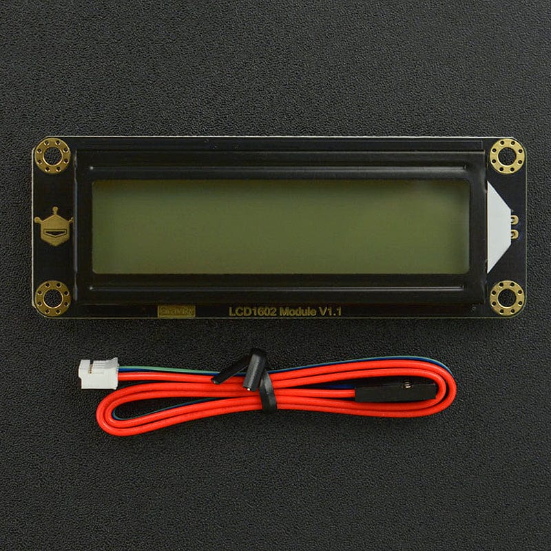 Gravity: I2C LCD1602 Arduino LCD Display Module (Grey) - The Pi Hut