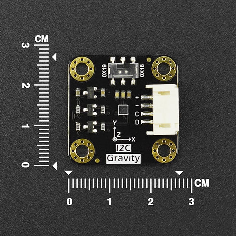 Gravity: I2C LIS2DW12 Triple Axis Accelerometer Sensor (±2g/±4g/±8g/±16g) - The Pi Hut