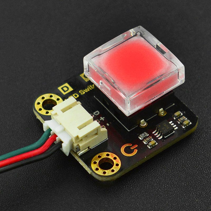 Gravity: LED Switch - Red - The Pi Hut