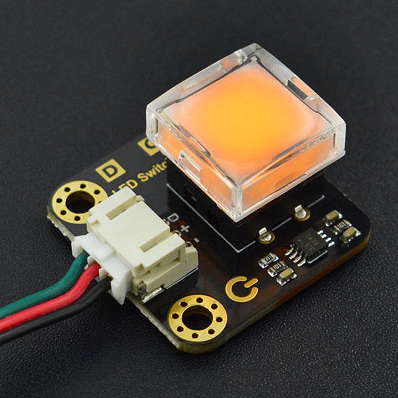 Gravity: LED Switch - Yellow - The Pi Hut