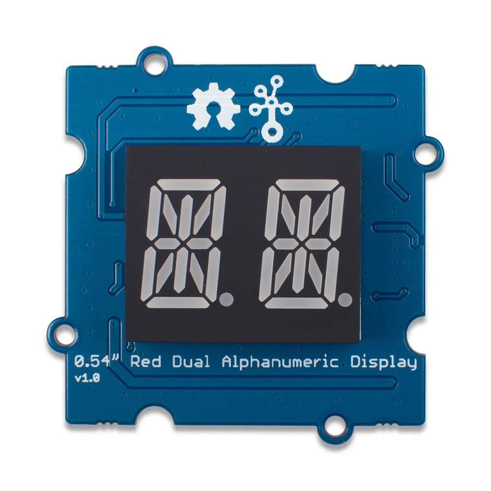 Grove - 0.54" Red Dual Alphanumeric Display by Seeed - The Pi Hut