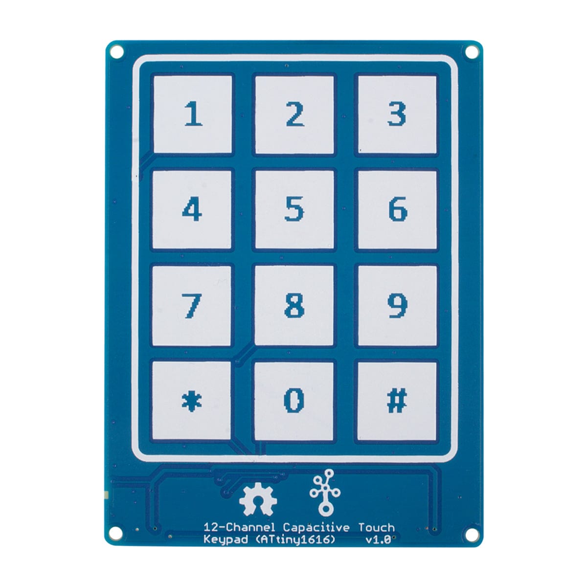 Grove - 12-Channel Capacitive Touch Keypad (ATtiny1616)