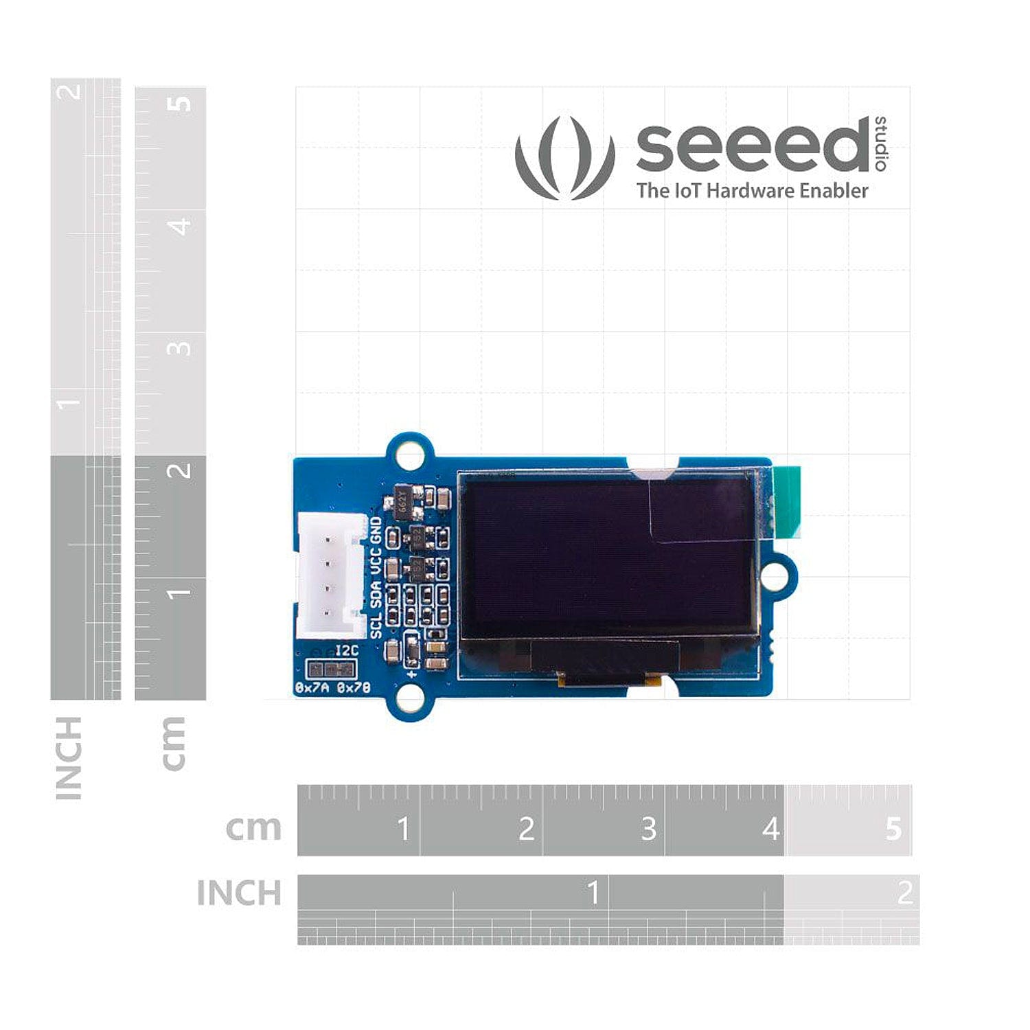 Grove - OLED Display 0.96" (SSD1315) - The Pi Hut