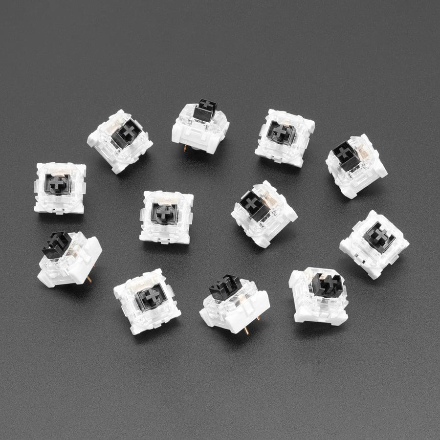 Half Height / Low Profile MX-Compatible Key Switches - 12 pack - Outemu GTMX