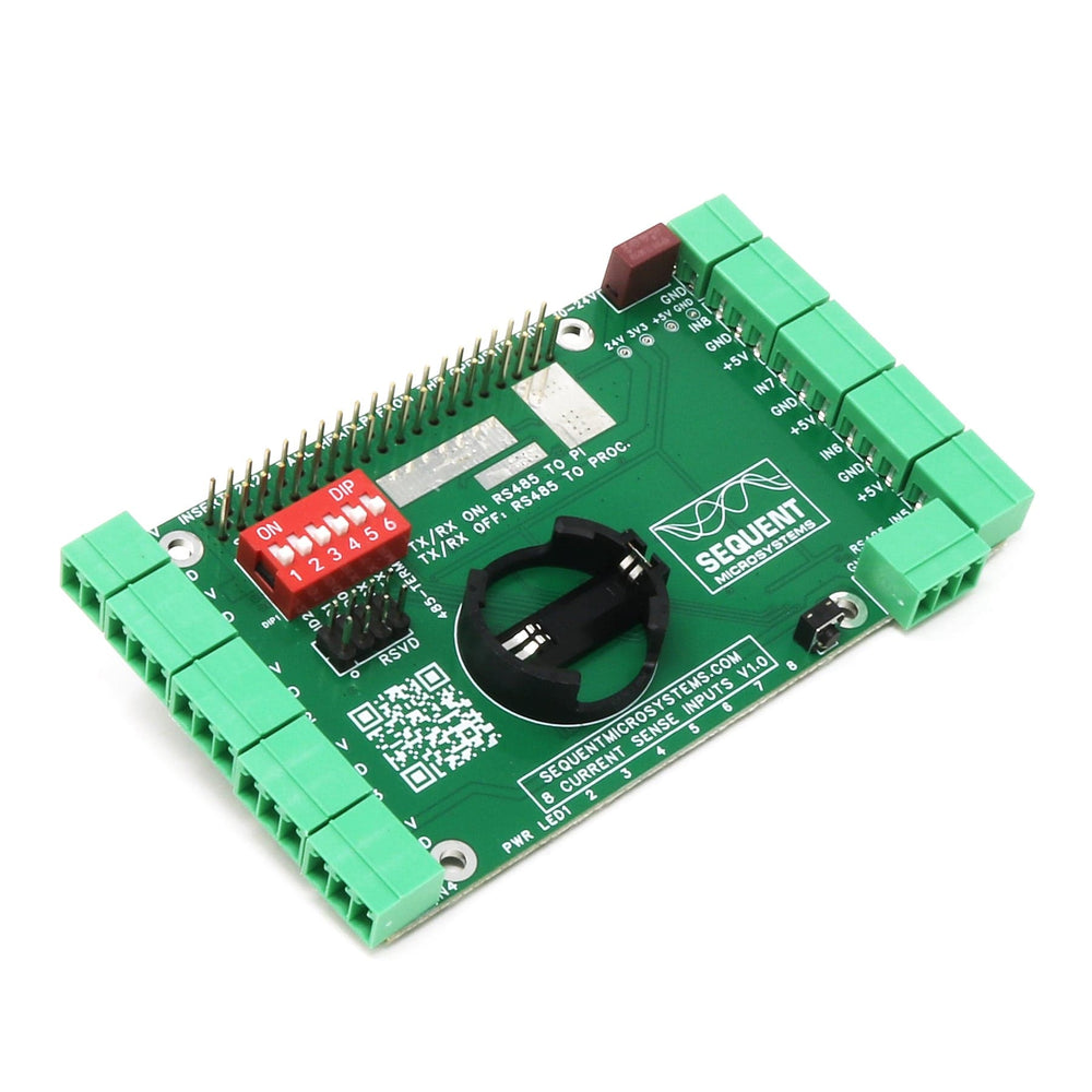Hall Current Sensor DAQ HAT for Raspberry Pi by Sequent - The Pi Hut