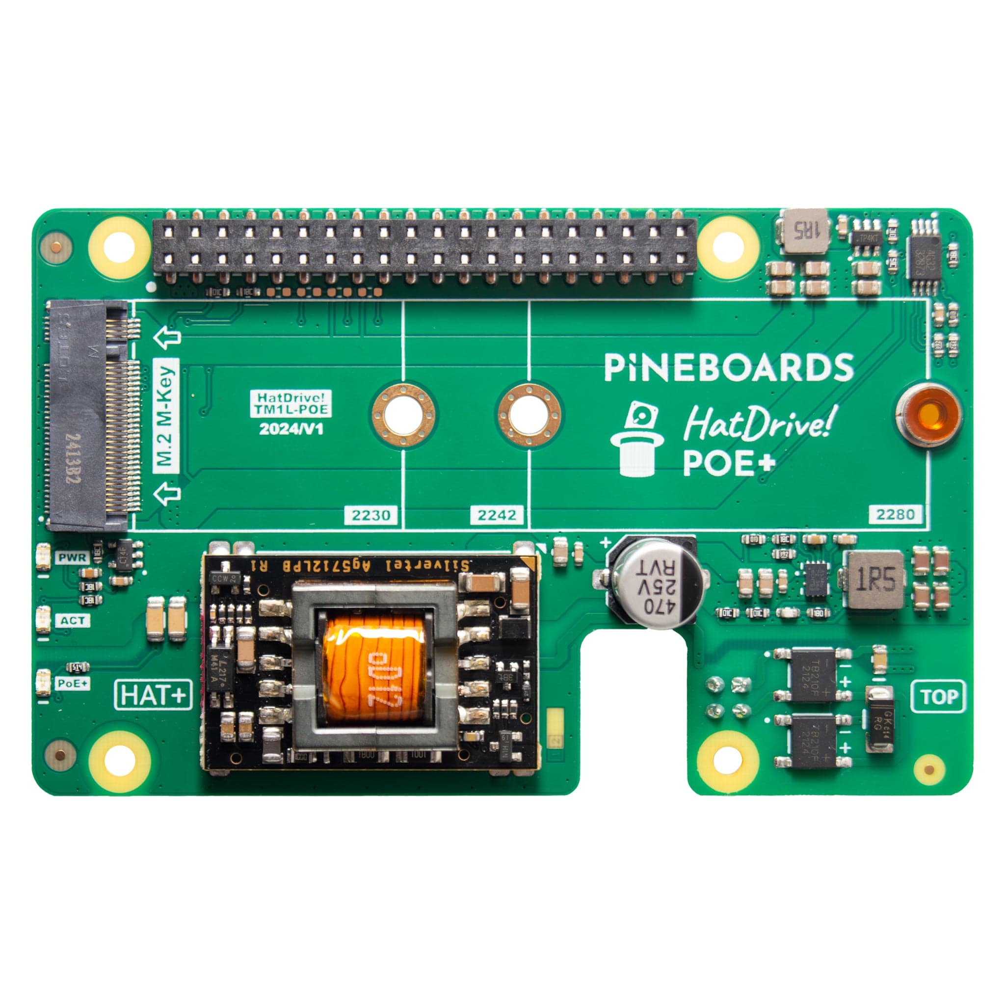 HatDrive! PoE+ for Raspberry Pi 5 - The Pi Hut