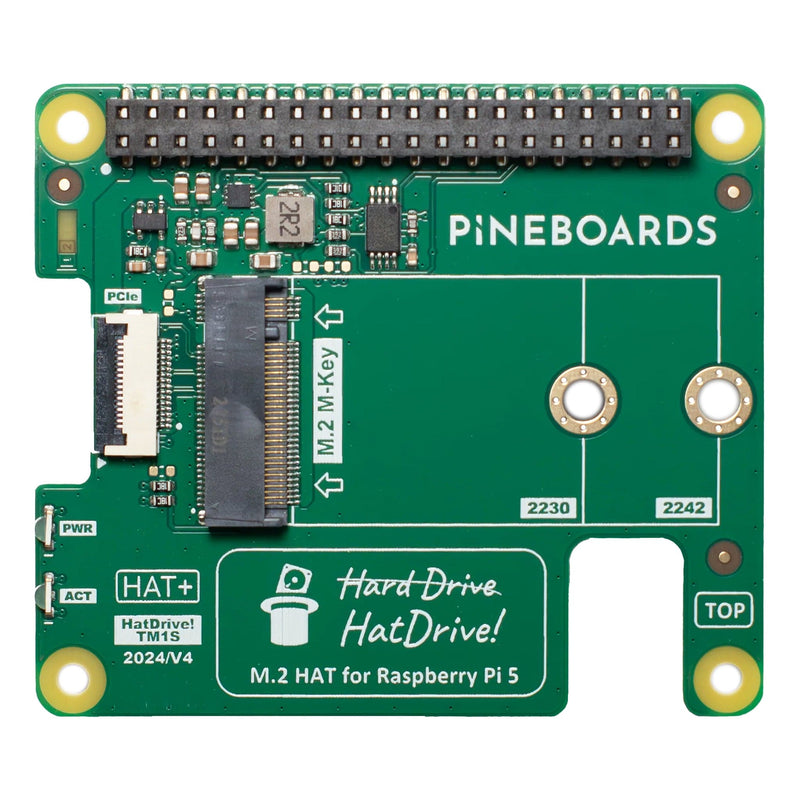 HatDrive! Top for Raspberry Pi 5 - The Pi Hut