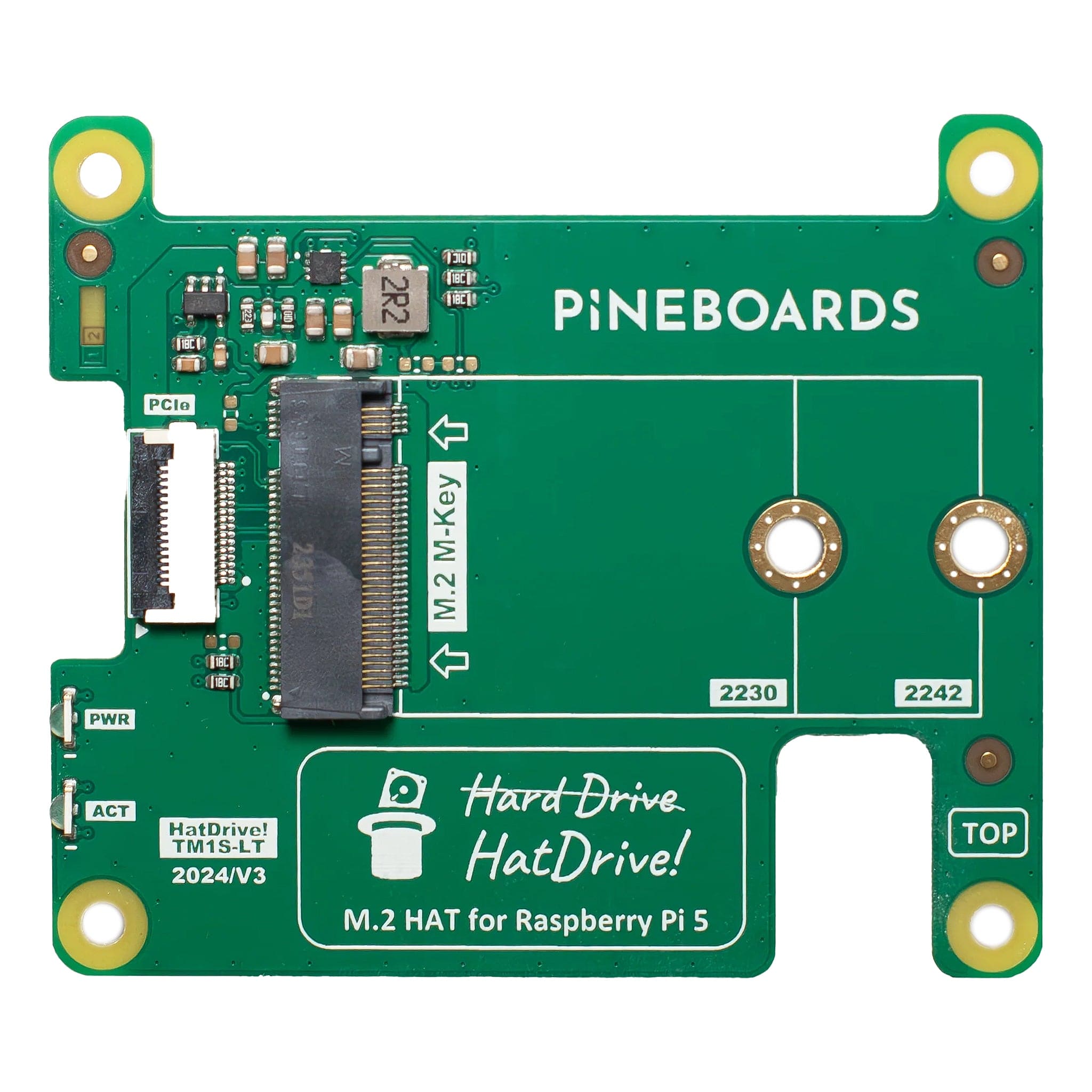 HatDrive! Top Lite for Raspberry Pi 5 - The Pi Hut