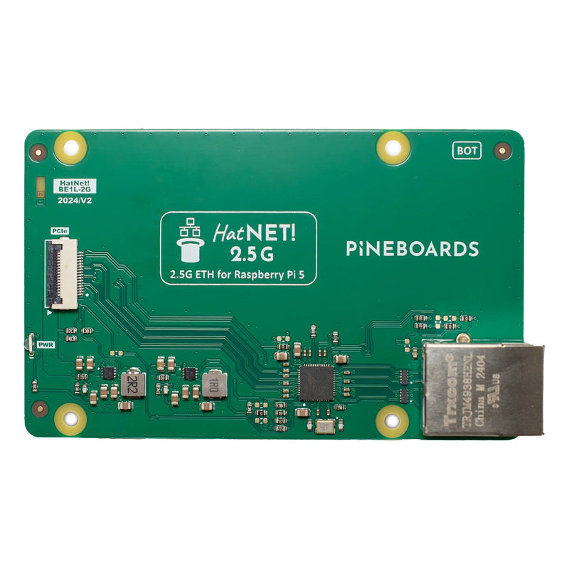 HatNET! 2.5G (2.5 Gigabit Ethernet) for Raspberry Pi 5 - The Pi Hut