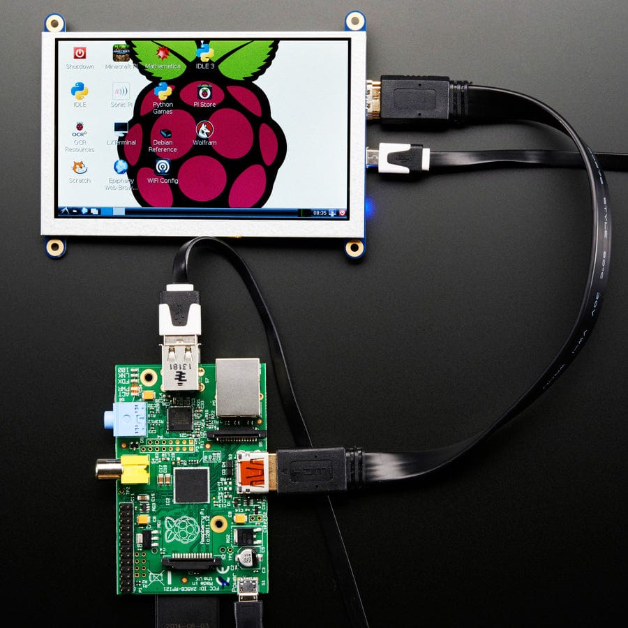 HDMI 5" Display Backpack - Without Touch - The Pi Hut