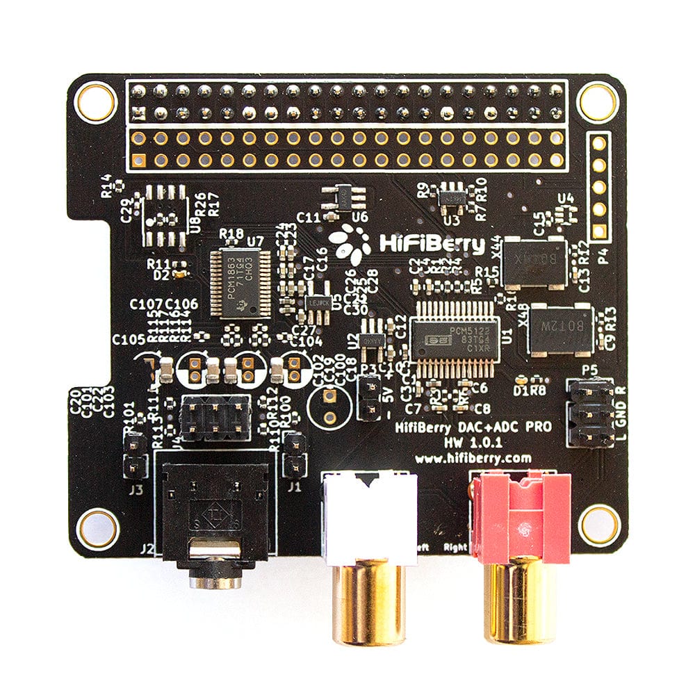HiFiBerry DAC+ ADC Pro by HiFiBerry - The Pi Hut