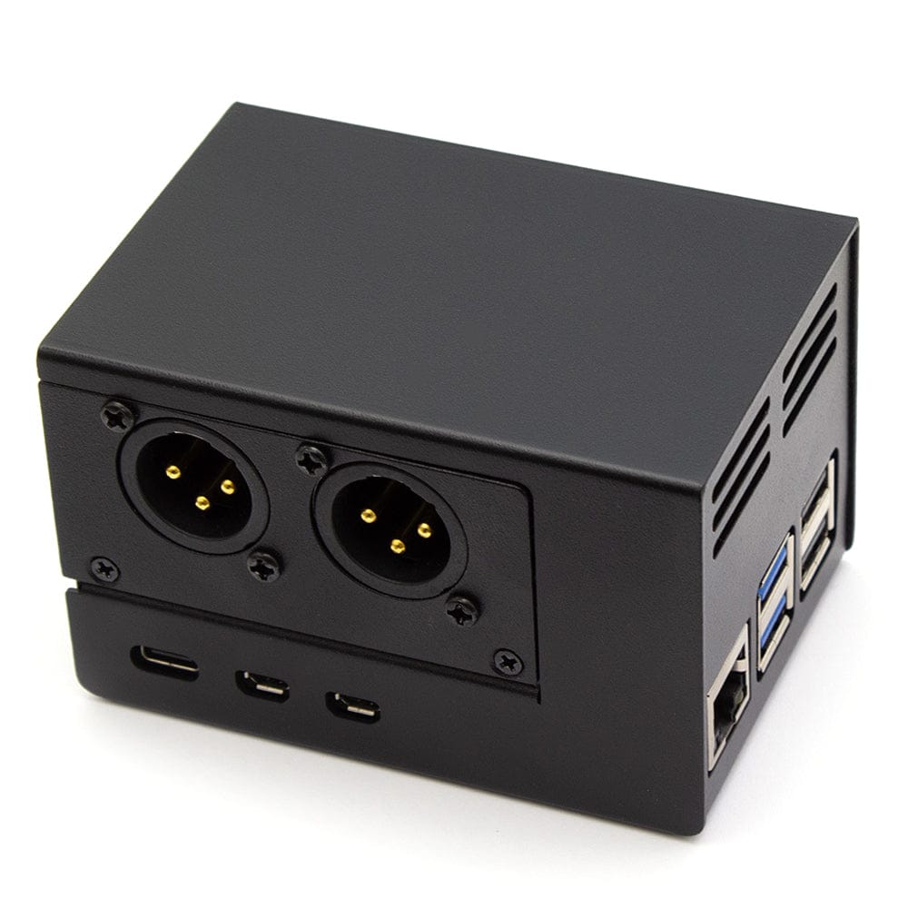 HiFiBerry Steel Case for XLR and Raspberry Pi 5 by HiFiBerry - The Pi Hut