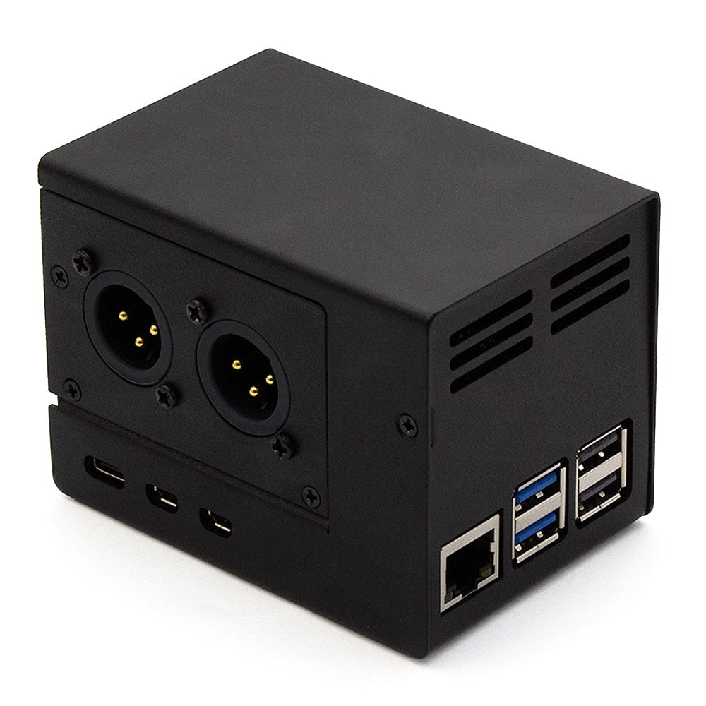 HiFiBerry Steel Case for XLR and Raspberry Pi 5 by HiFiBerry - The Pi Hut