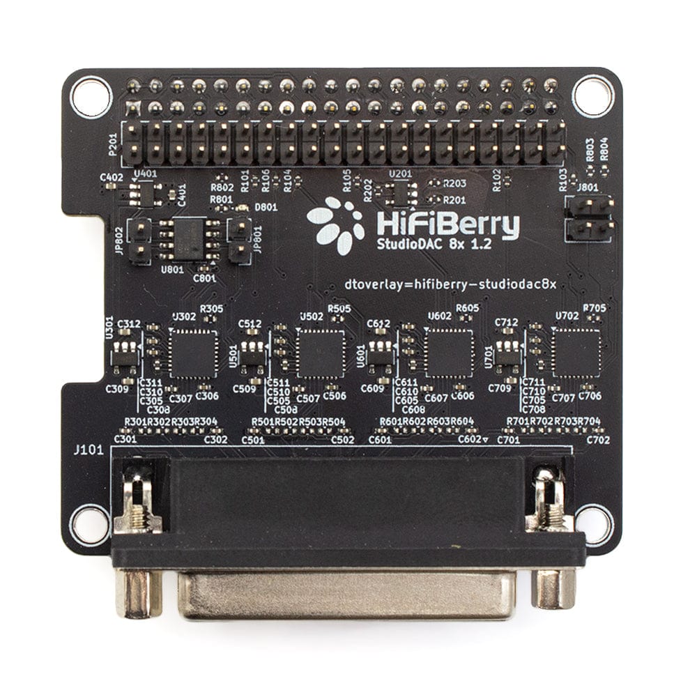 HiFiBerry Studio DAC8X by HiFiBerry - The Pi Hut