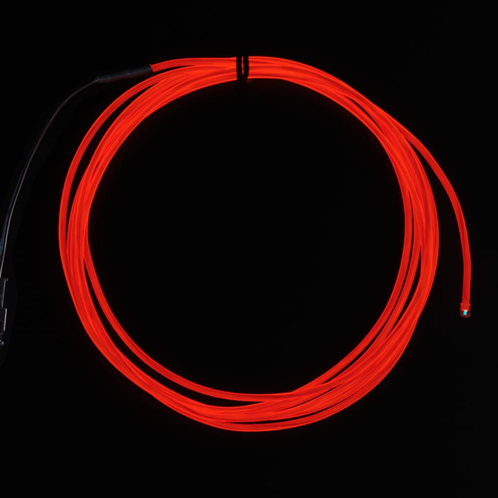 High Brightness Red Electroluminescent (EL) Wire - 2.5 meters (High brightness, long life) by Adafruit - The Pi Hut