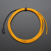 High Brightness Yellow Electroluminescent (EL) Wire - 2.5 meters (High brightness, long life) by Adafruit - The Pi Hut
