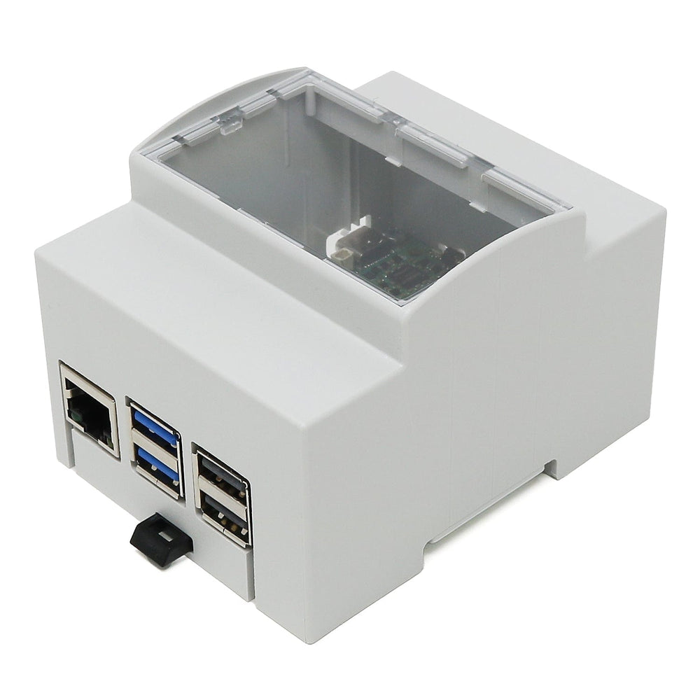 Hitaltech Raspberry Pi 5 DIN Rail Case (4M XTS) - The Pi Hut