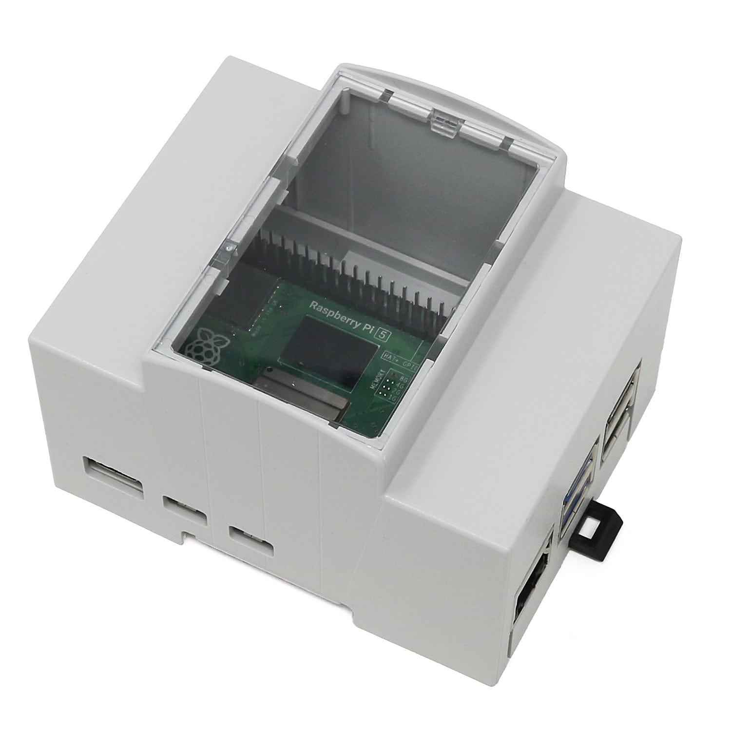 Hitaltech Raspberry Pi 5 DIN Rail Case (4M XTS) - The Pi Hut