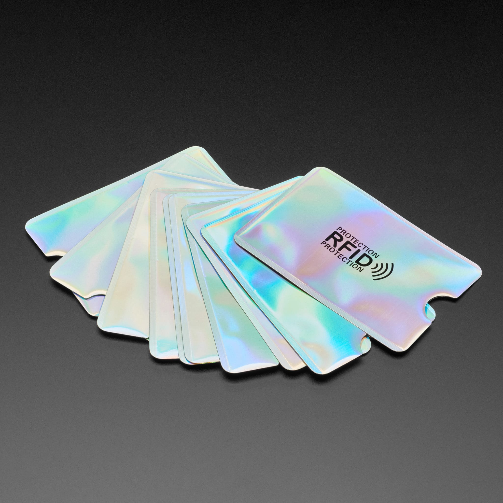 Holographic RFID Blocking Card Holders (10-pack) by Adafruit - The Pi Hut