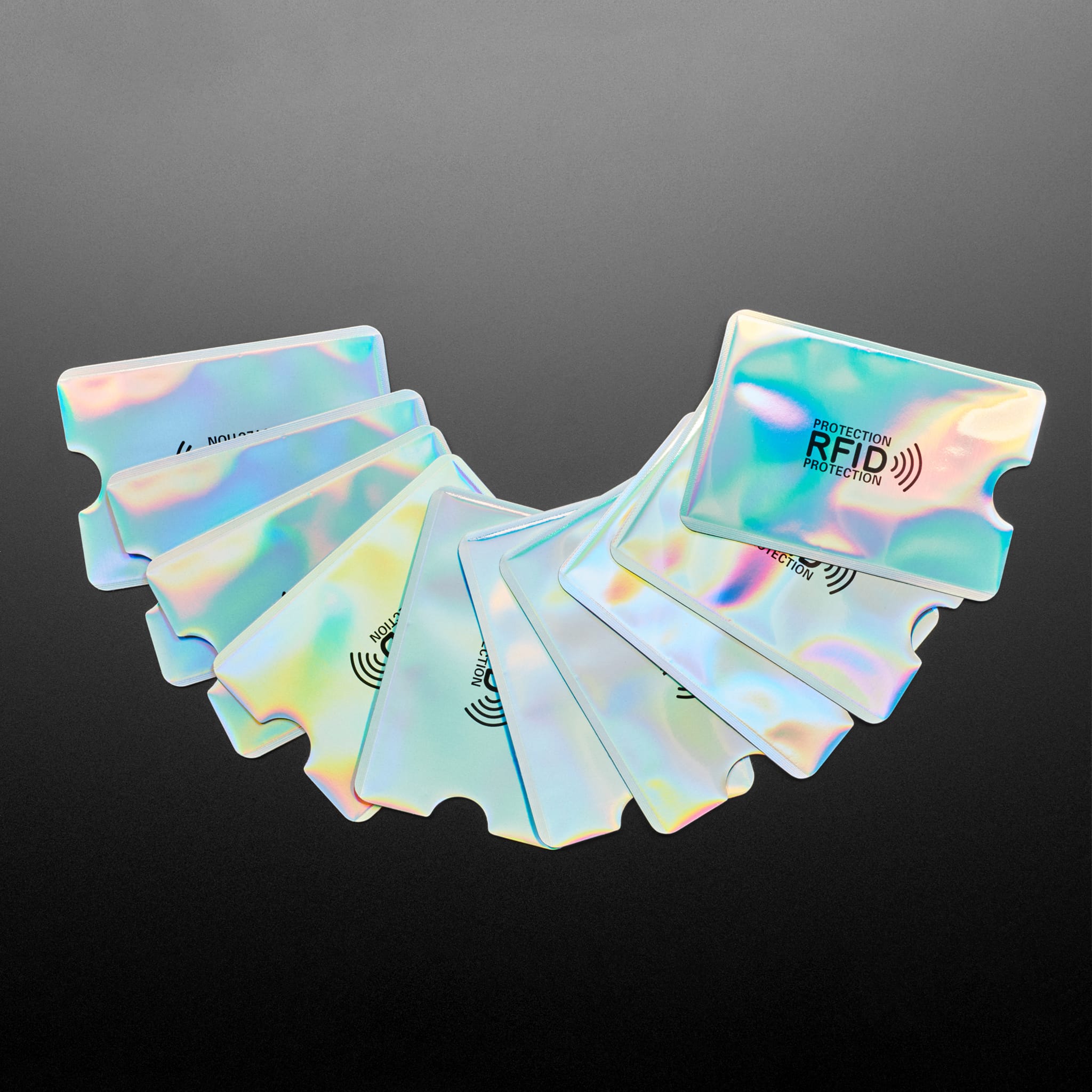 Holographic RFID Blocking Card Holders (10-pack) by Adafruit - The Pi Hut