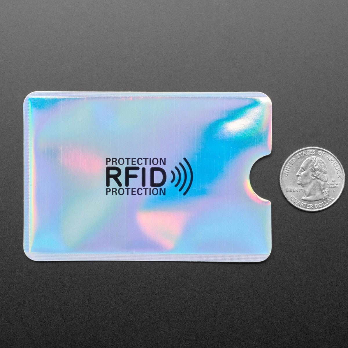 Holographic RFID Blocking Card Holders (10-pack) by Adafruit - The Pi Hut