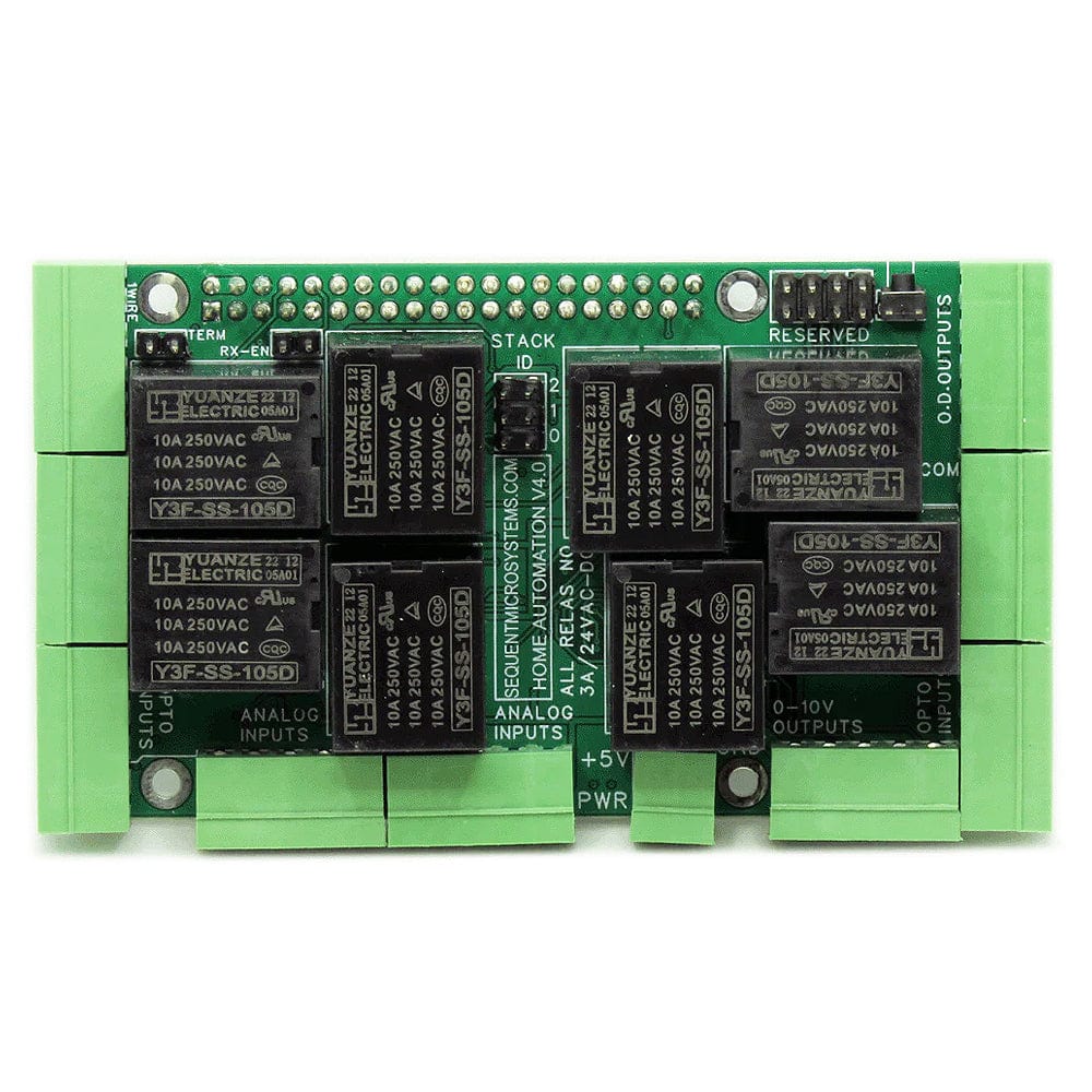 Home Automation 8-Layer Stackable HAT for Raspberry Pi (v4.0) - The Pi Hut