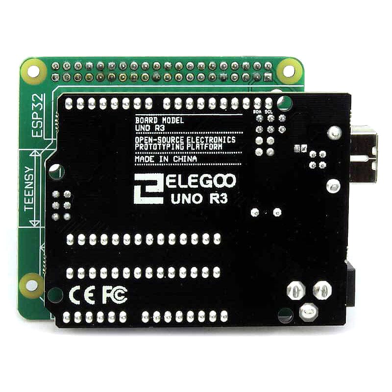 I2C HAT Adapter for Uno, Nano, Teensy, Feather and ESP32 - The Pi Hut