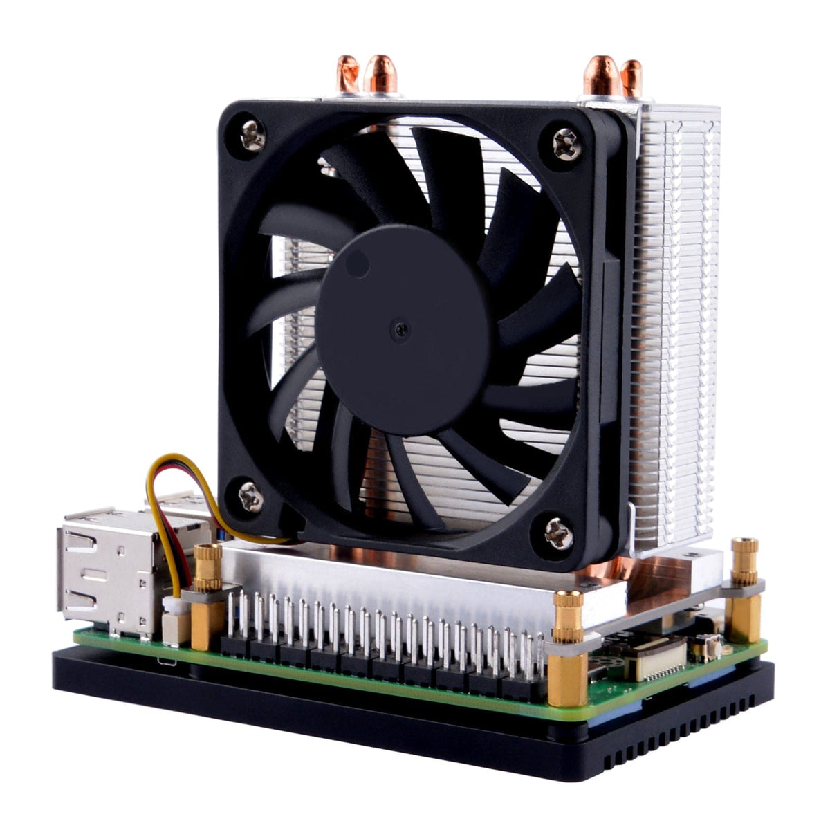ICE Tower Plus Cooler for Raspberry Pi 5 - The Pi Hut