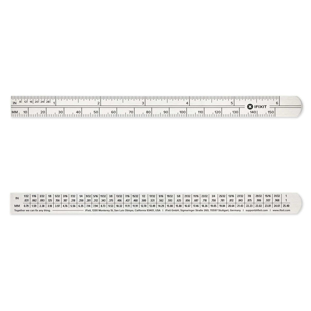 iFixit 6" Metal Ruler by iFixit - The Pi Hut