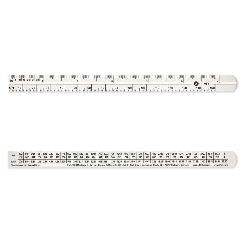 iFixit 6 Inch Metal Ruler - The Pi Hut